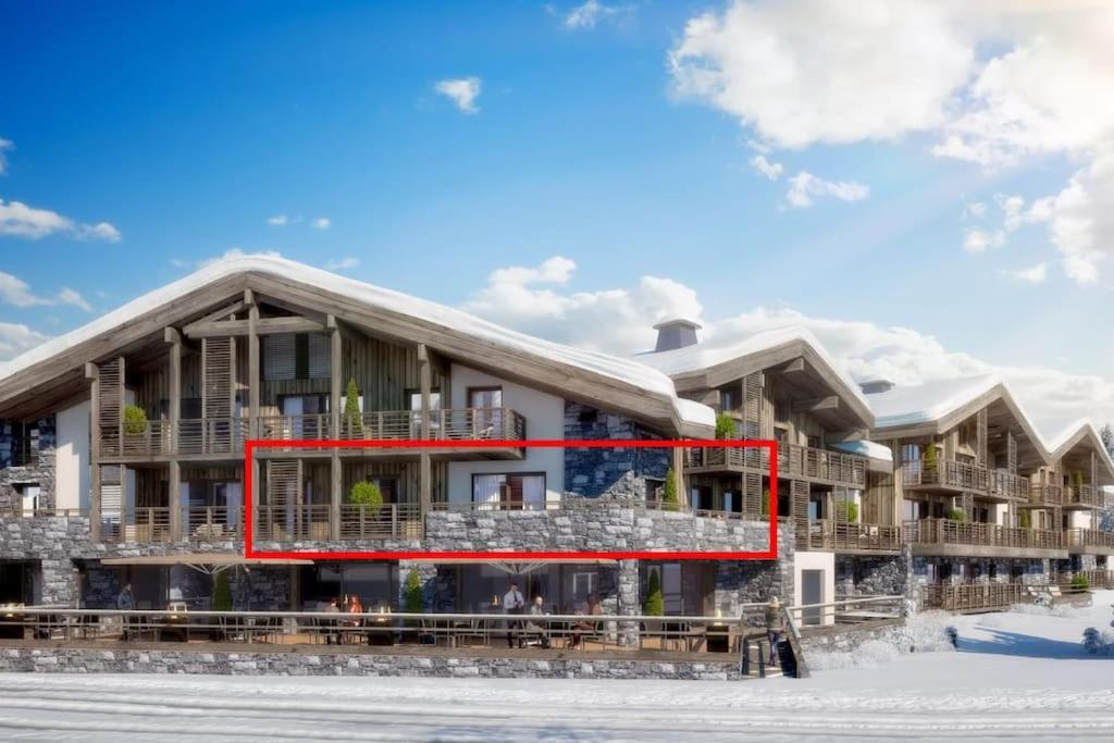 לה ג'ט Appartement De Standing Plein Centre Station, 50M Des Pistes מראה חיצוני תמונה