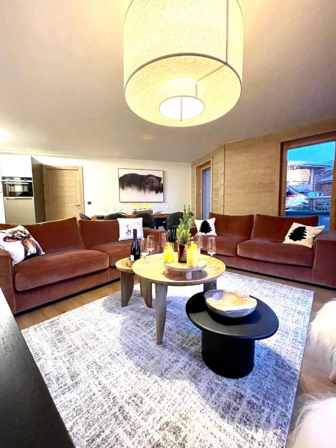 לה ג'ט Appartement De Standing Plein Centre Station, 50M Des Pistes מראה חיצוני תמונה